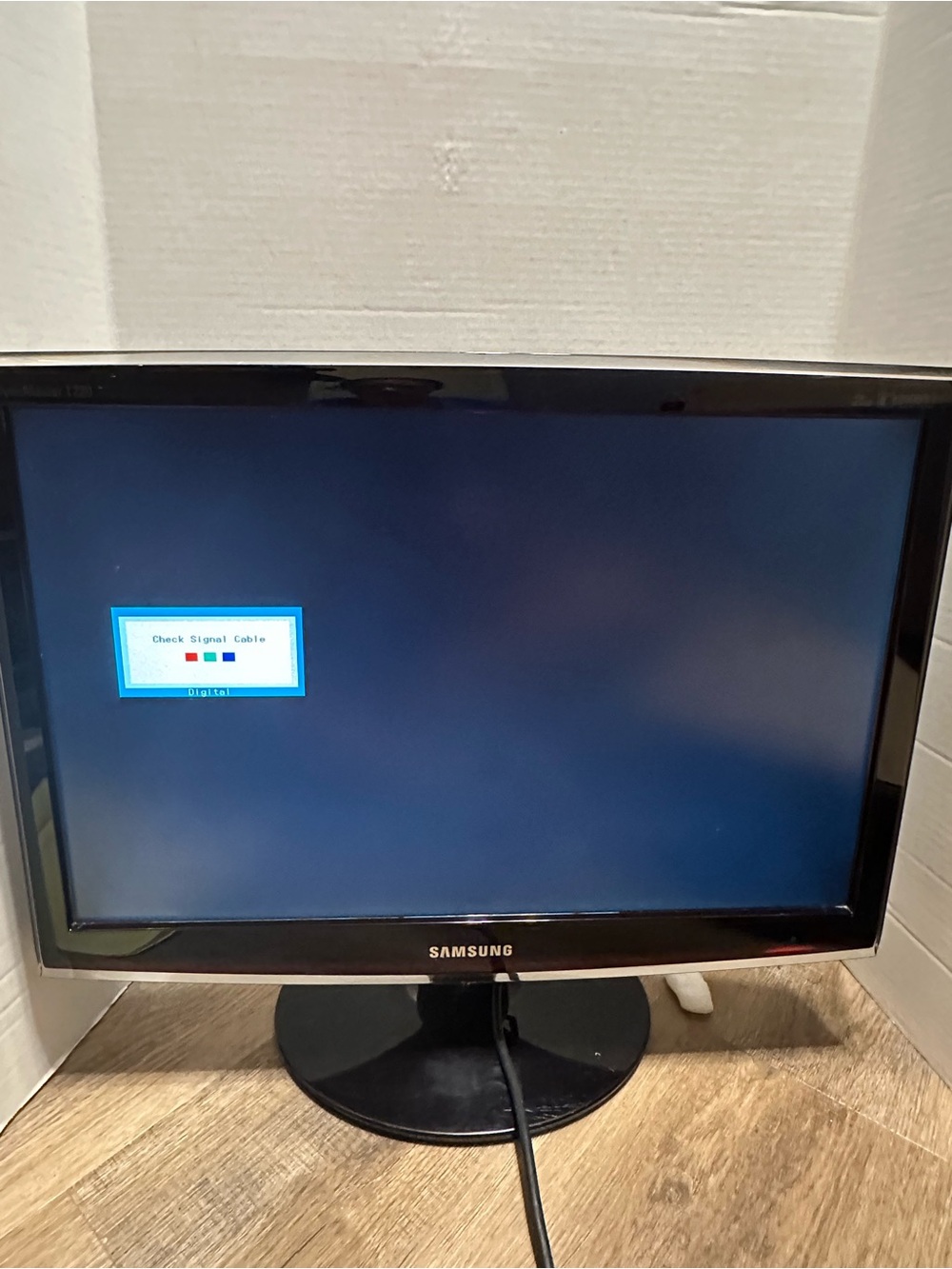 Samsung Black & Silver Computer Monitor